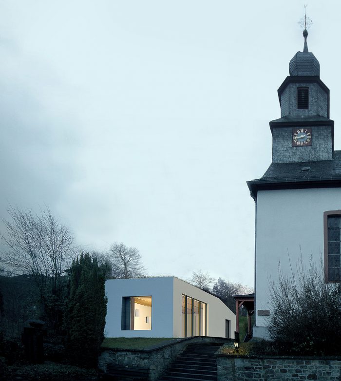 neubau eines gemeindehauses in beuerbach