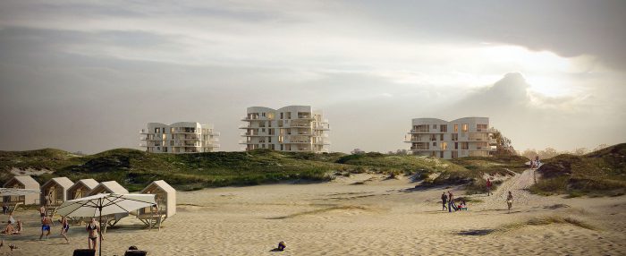 Neubau Petten, Küstzone Noord Holland, NL