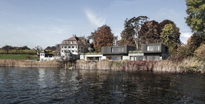 Neubau einer Villa in der Kempratner Bucht.