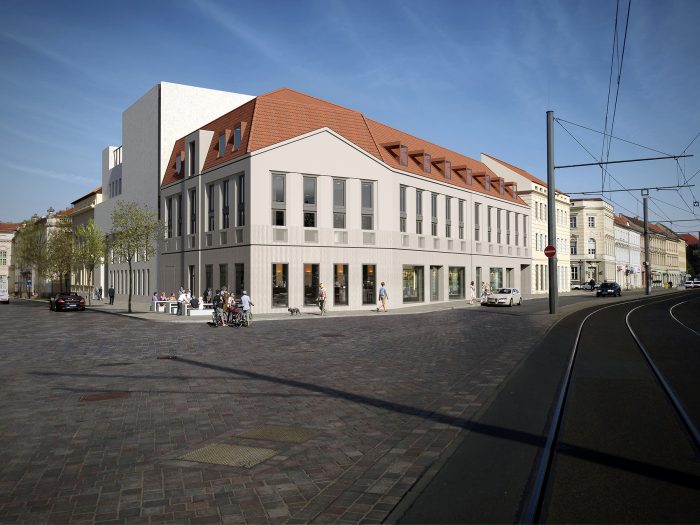 Das Musikerhauses Potsdam in der Schwertfeger Straße 9 bekommt einen Nachbarn – Das Haus Einsiedel in der Friedrich-Ebert-Straße 123/Schloßstraße 1