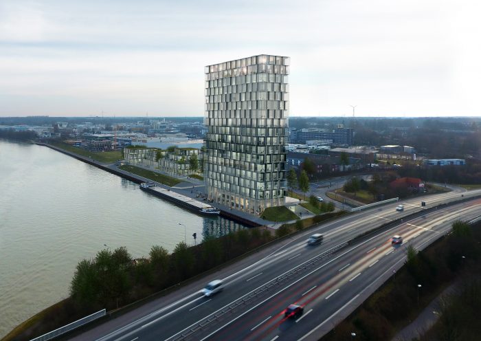 Wettbewerb Büroturm am Dreieckshafen von Münster