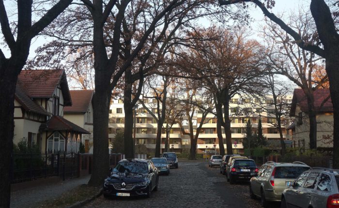 Neubau einer Mehrfamilienhaus-Wohnanlage " Wandlitzstraße Kaisergärten " im Ortsteil Karlshorst in Berlin, Deutschland