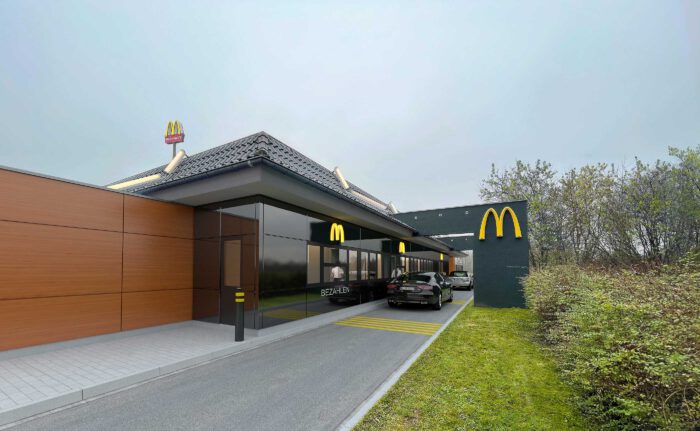 Architekturvisualisierung, KONZEPT McDonald’s DRIVE