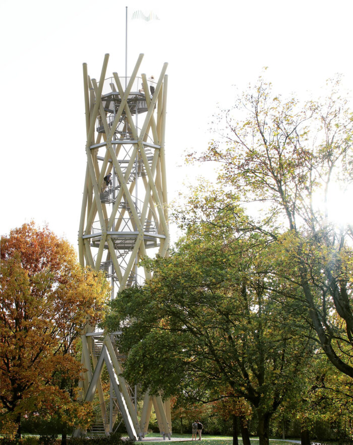 Architekturvisualisierung des Teutotowers in Osnabrück